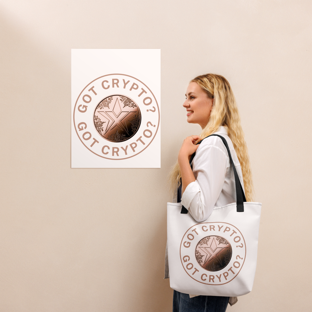 GOLD GOT CRYPTO TOTE