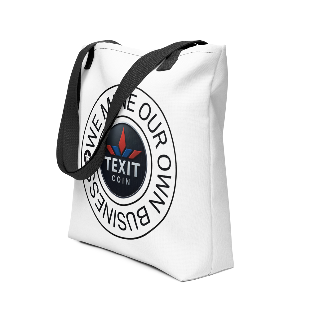 BALCK AND BOLD TXC TOTE