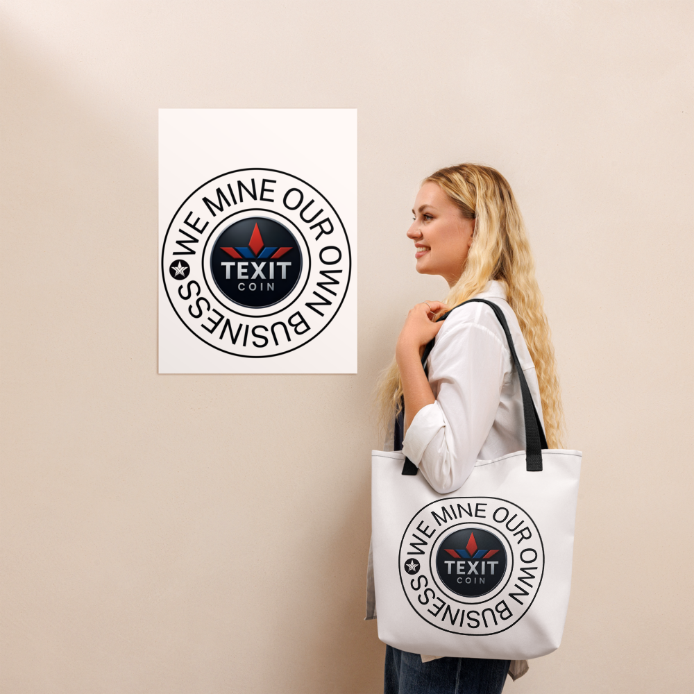 BALCK AND BOLD TXC TOTE